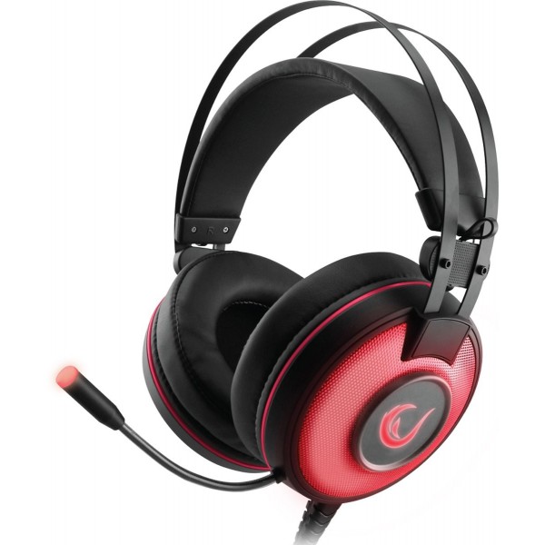 Rampage Gaming Headset ALPHA-X - Dolby 7.1 Surround Sound - PC-PS4-XBOX One - SN-RW66-rood