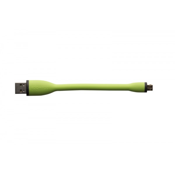 Boompods Flex MFi Lightning kabel (12,5cm) - Android – Groen
