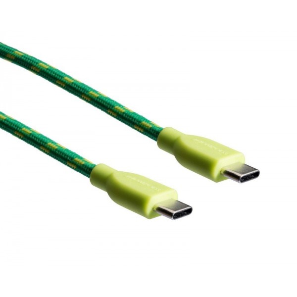 Boompods Retro type C USB kabe (1 meter) - Groen