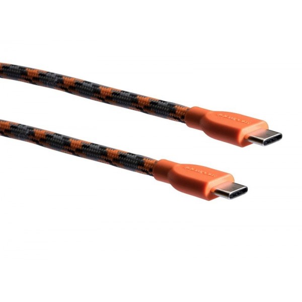 Boompods Retro type C USB kabel (1 meter) - Oranje