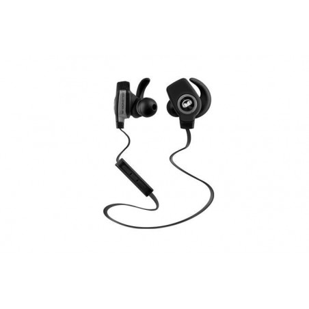 Monster iSport Bluetooth Draadloze SuperSlim In-Ear Koptelefoon Zwart