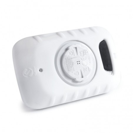 Tuff-Luv Silicone gel bescherm hoes voor Garmin 510 en screen protector- Wit