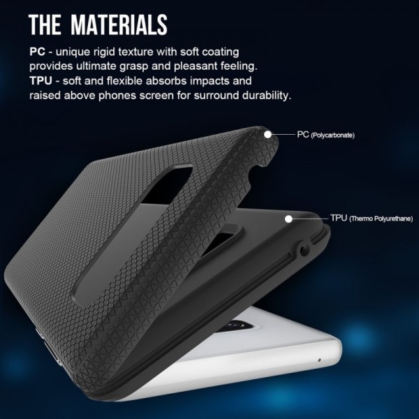Tuff-luv - Dubbel laags antislip case voor de Samsung Galaxy note 8- zwart