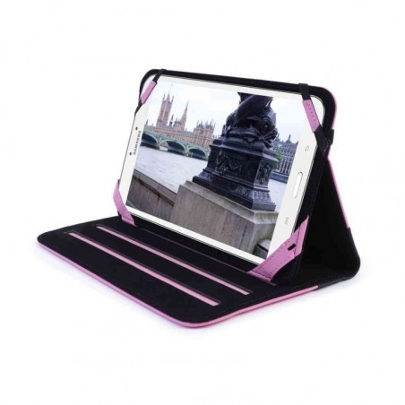 Tuff-Luv Slim-Stand FX Leren case Galaxy Tab 3 (8 inch) roze