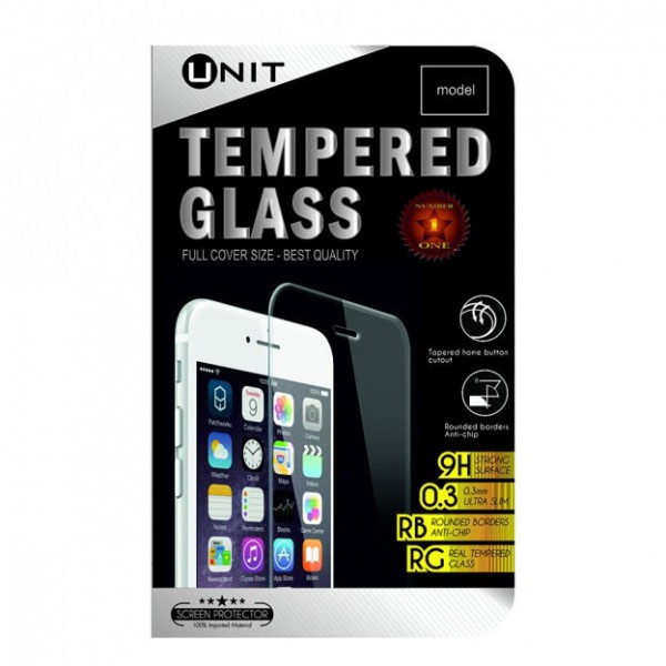 Unit Tempered Glass screen protector voor iPhone 4 / 4S - Transparant