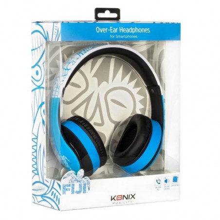 Konix- Fiji overear koptelefoon - 3.5 jack- turquoise