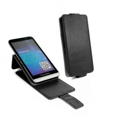Tuff-Luv Uni-Fit Universal Faux Leren case cover / stand voor Smartphones - Zwart