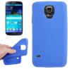 Tuff-Luv Silicone Gel Skin Case Cover voor de Samsung Galaxy S5 blauw