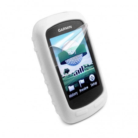 Tuff-Luv Silicone gel hoes & scherm bedekking voor Garmin Golf Approach G6 / G7- Wit