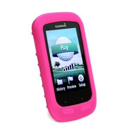 Tuff-Luv Silicone Gel hoes & scherm bedekking voor Garmin Golf Approach G8- Roze