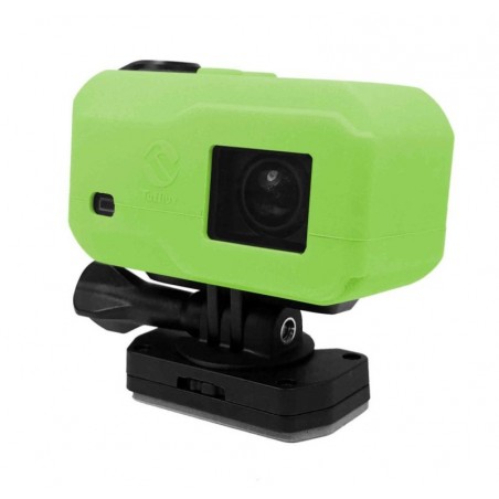 Tuff-Luv Silicone Gel hoes voor Garmin Virb X / XE Camera- Groen