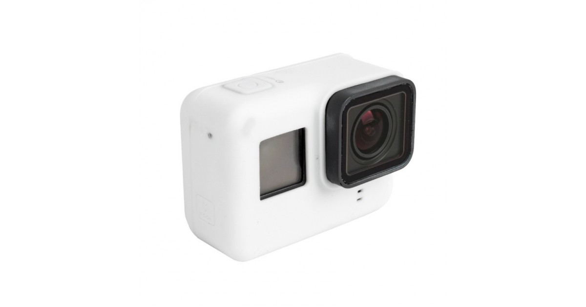 Tuff-Luv - GoPro Hero 5 Siliconen Bescherming Case Cover Shell - Wit