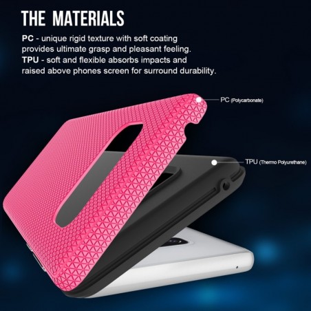 Tuff-luv - Dubbel laags antislip case voor de Samsung Galaxy note 8- roze