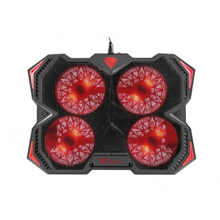 Genesis Laptop cooler OXID 15,6 inch rood