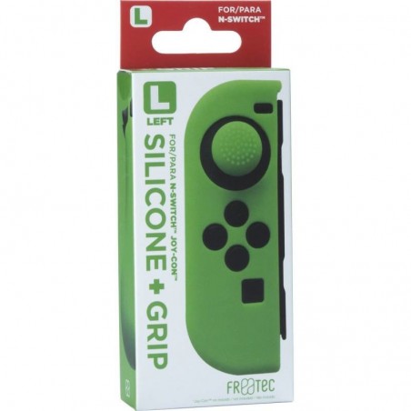 Joy Con Silicone Skin + Grip - Left - groen voor Nintendo SWITCH