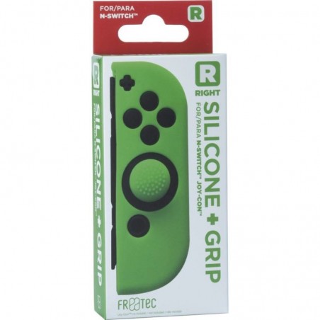 Joy Con Silicone Skin + Grip - Right - groen voor Nintendo SWITCH