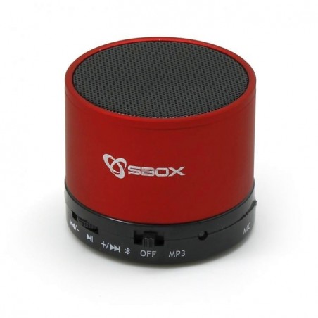 Sbox - Draadloze Bluetooth speaker BT160B Strawberry - Rood