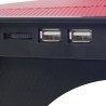 Spirit of Gamer - Laptop Cooling pad - Koeler Blade 100 - tot 15,6 inch - Rood