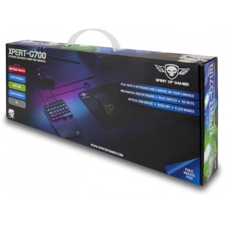 Spirit of Gamer XPERT G700 Combo gaming pack voor PS4/Xboxone/Switch/PC