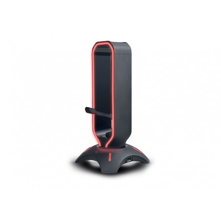 Rampage Guard - 3 in 1 RGB Headset Stand - Muis Bungee - USB Hub