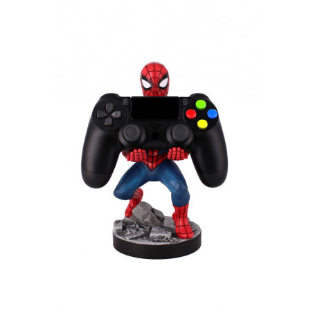 Cable Guy - Spider-Man telefoonhouder - game controller stand met usb oplaadkabel 8 inch