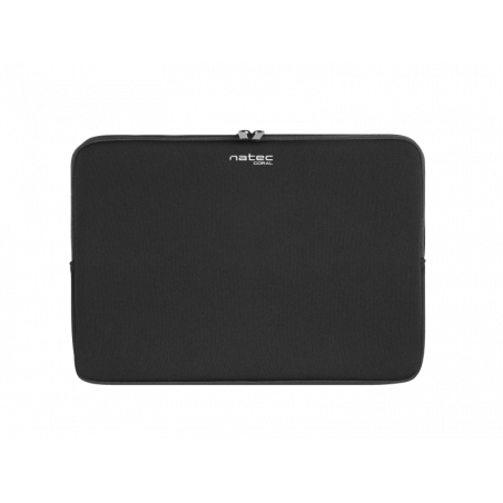 Natec Coral laptop sleeve voor 15.6 inch laptops - Zwart