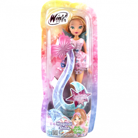 Winx MAGICAL SHINE Flora speelpop - 26cm