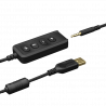 eShark TAIKO ESL-HS4 PC en PS4 7.1. Surround sound Gaming Headset met USB aansluiting - Zwart