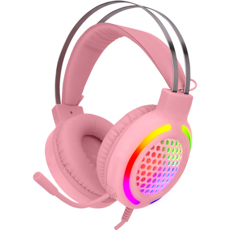 PC gaming headset Pinky met verlichting SN-GX82 - Roze