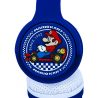 Mario kart Kinder koptelefoon met microon - Blauw