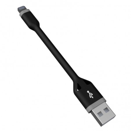Ksix data kabel en MFI mini lader - 10 cm - zwart